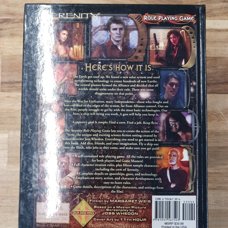 Used - RPG Serenity Role Playing Game