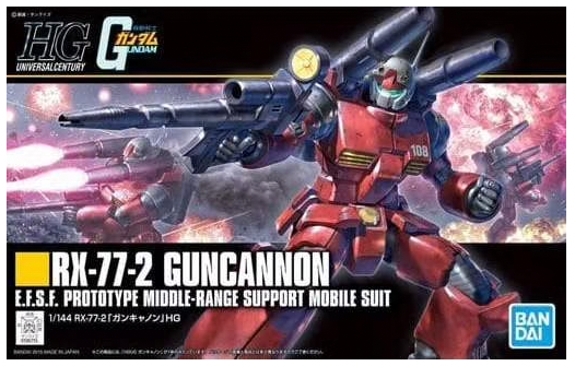 Bandai HGUC 1/144 RX-77-2 Gundam Guncannon