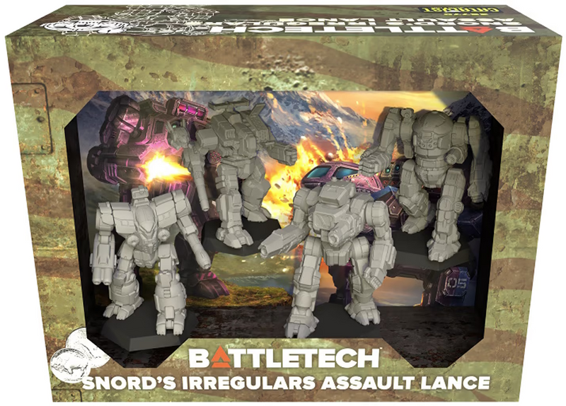 MIN Battletech Snords Irregulars Assault Lance