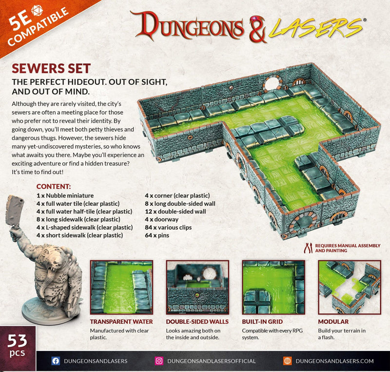 Dungeons & Lasers Sewers Core Set