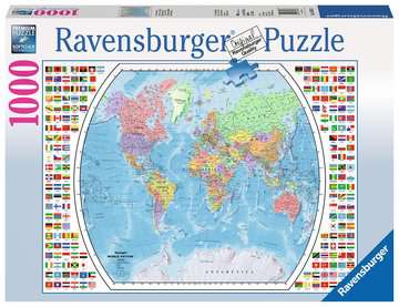 Ravensburger Puzzle 1000 Piece Political World Map