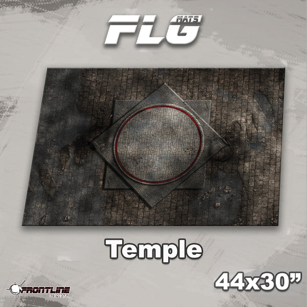 Frontline Gaming Mat 44"x30" Temple