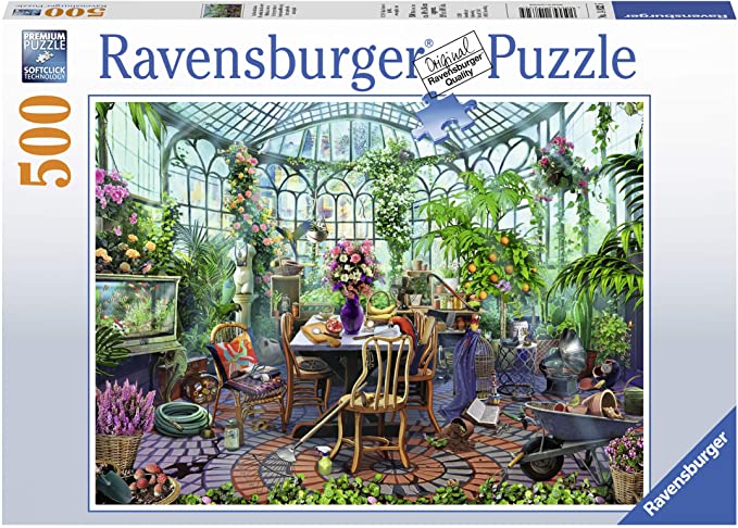 Ravensburger Puzzle 500 Pcs Greenhouse Mornings