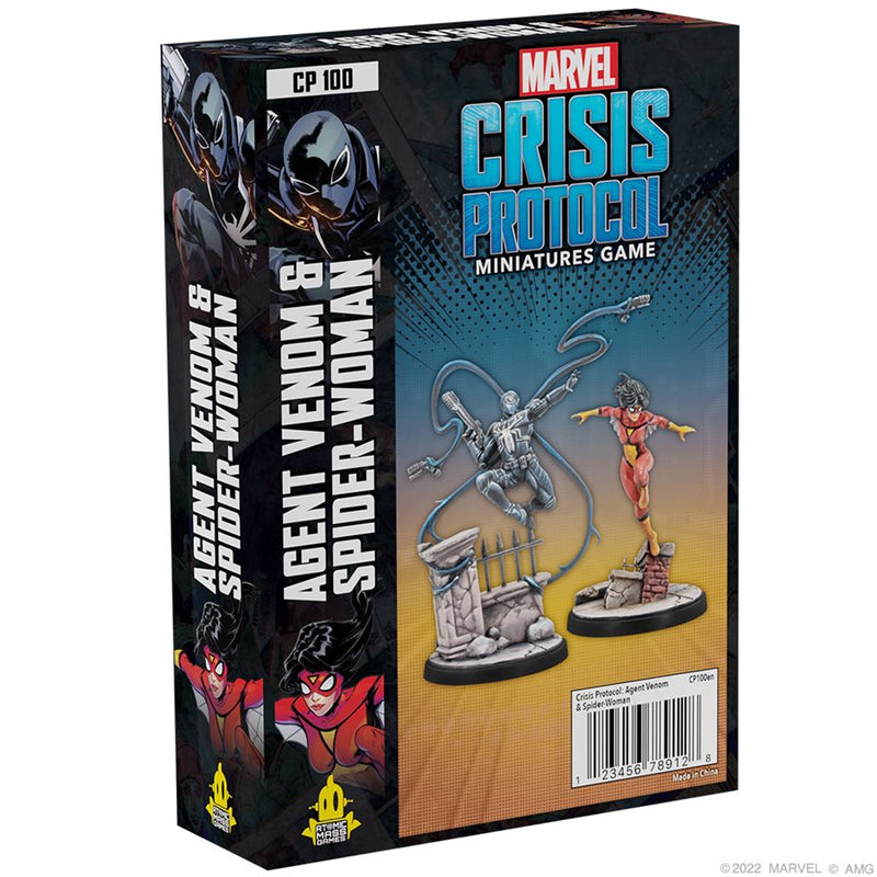 MCP100 Marvel Crisis Protocol Agent Venom and Spider Woman