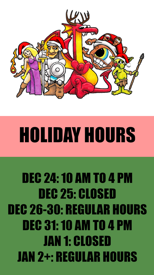 Holiday Hours