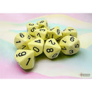 Chessex  10d10 Opaque Pastel Yellow/Black