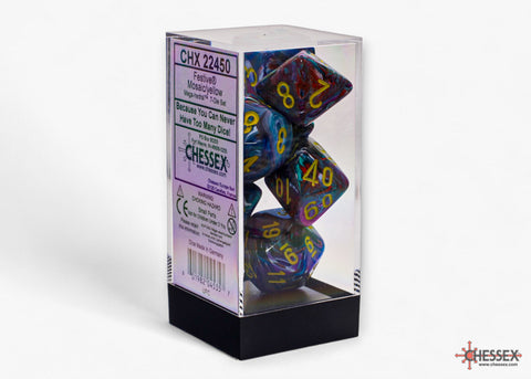 Chessex Poly Mega-Hedral Festive Mosaic/Yellow