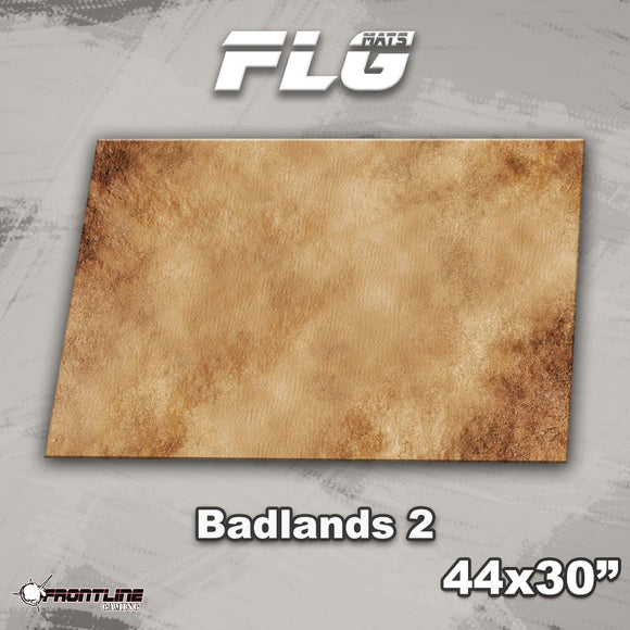 Frontline Gaming Mat 44"x30" Badlands 2