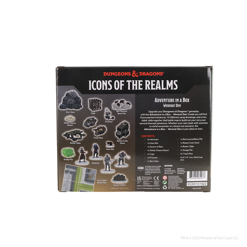 DDM Icons of the Realms Adventure in a Box Wererat Den