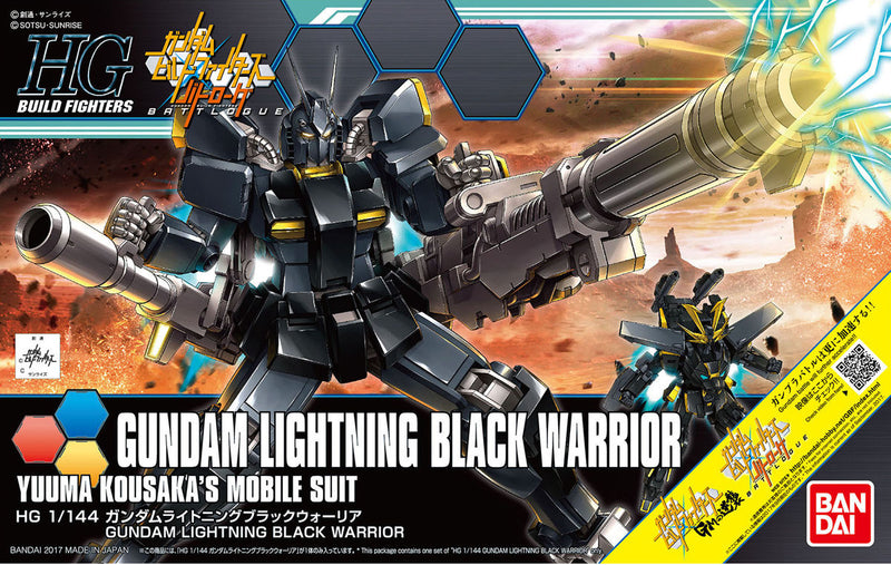 Gunpla HG 1/144 PF-73-3BL Gundam Lightning Black Warrior "Gundam Build Fighters Battlogue"