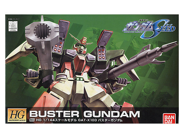 Bandai HGCE 1/144 Buster Gundam "Gundam SEED"