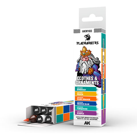 AK Interactive Playmarker Set - Clothes & Ornaments