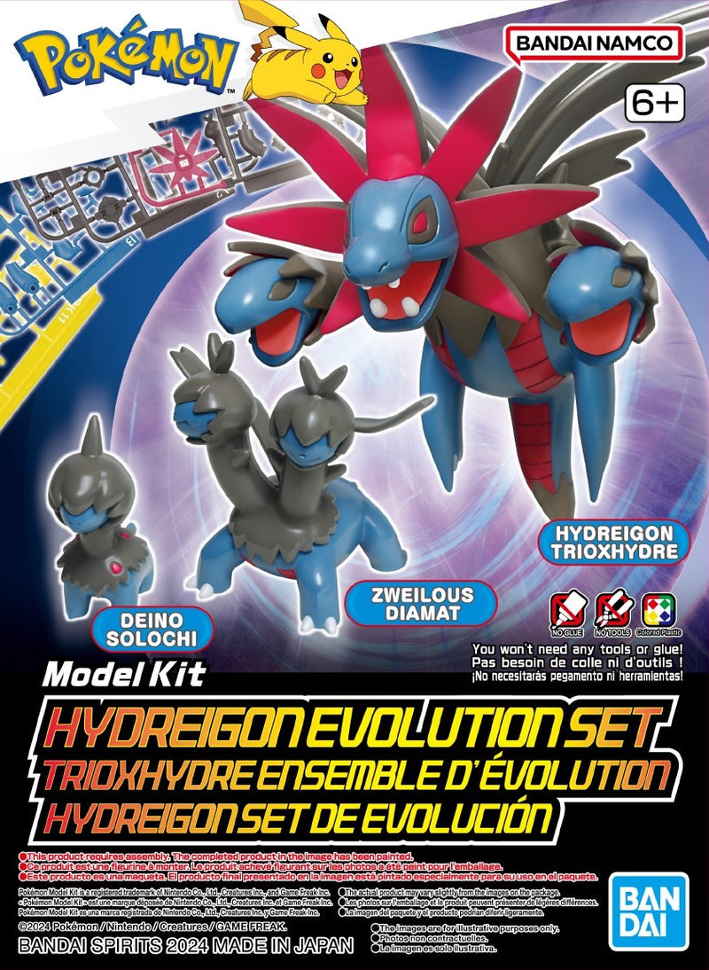 Bandai Pokemon Model Kit Hydreigon Evolution Set