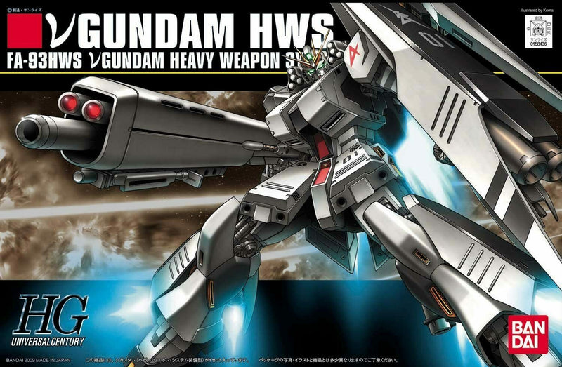 Bandai HGUC 1/144 Nu Gundam (Heavy Weapon System Equipment Type)