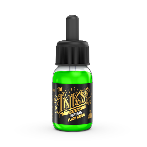 AK Interactive The INKS Fluor Green