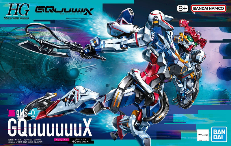 Gunpla HG 1/144 GQuuuuuuX "Mobile Suit Gundam GQuuuuuuX"