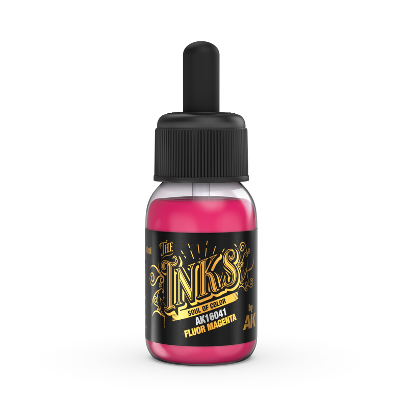 AK Interactive The INKS Fluor Magenta