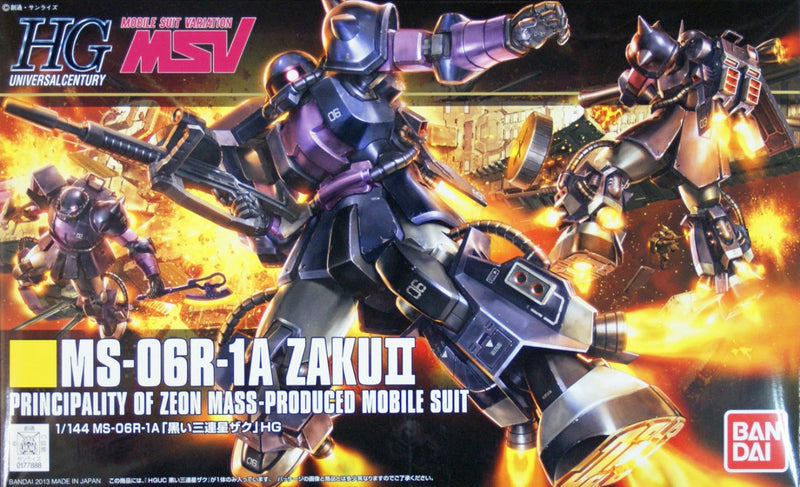 Bandai HGUC 1/144 Zaku II Black Tristars 'Mobile Suit Gundam MSV'