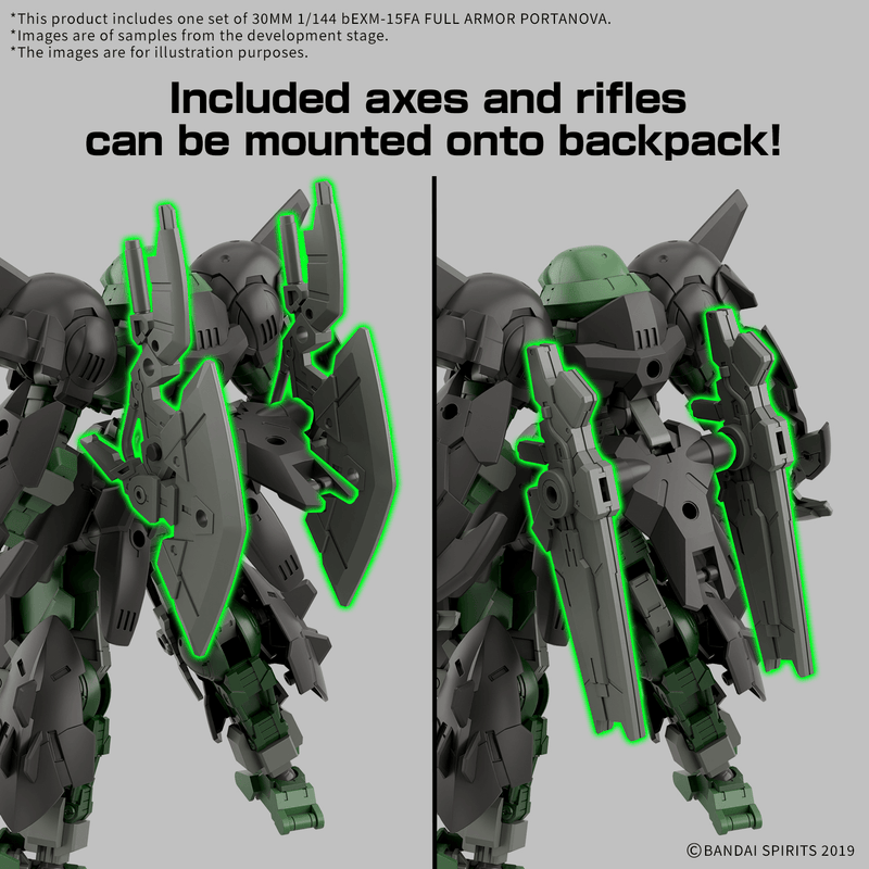 Bandai HG 1/144 bEXM-15FA Full Armor Portanova "30 Minute Missions"