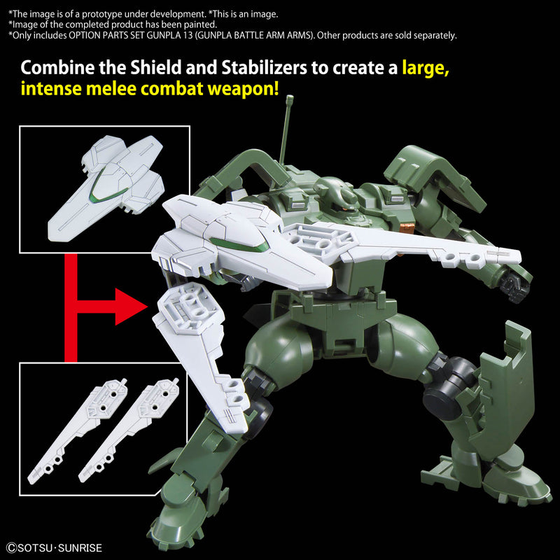 Gunpla HG 1/144 Option Parts Set 13 (Gundam Battle Arm Arms)