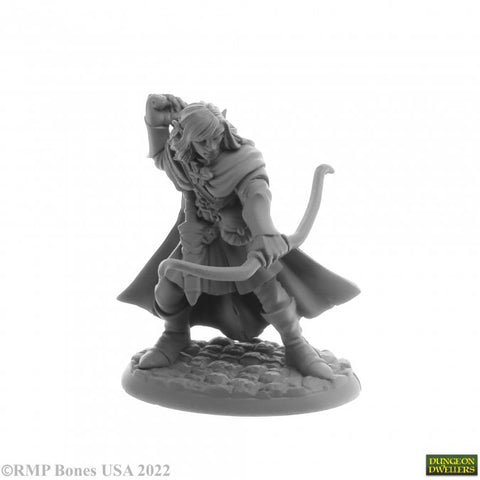 Reaper Mini Dungeon Dwellers: RM07006 Lanaerel Grayleaf, Elf Ranger