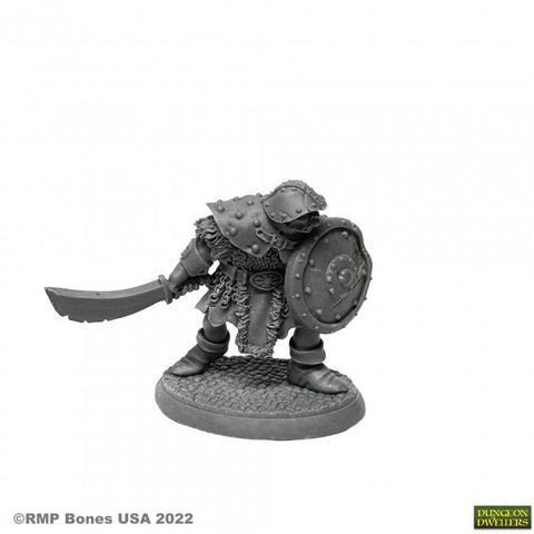 Reaper Mini Dungeon Dwellers: RM07007 Orc Warrior