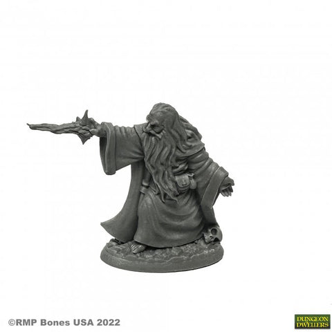 Reaper Mini Dungeon Dwellers: RM07030 Erebus Nalas, Evil Sorcerer