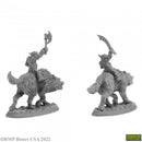 Reaper Mini Dungeon Dwellers: RM07041 Goblin Wolfriders (2)