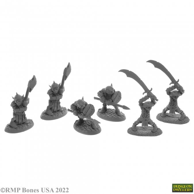Reaper Mini USA RM07044 Goblin Warriors (6)