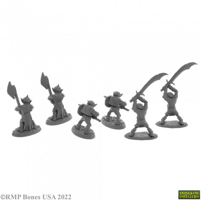 Reaper Mini USA RM07044 Goblin Warriors (6)