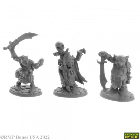 Reaper Mini Dungeon Dwellers: RM07046 Goblin Elites (3)