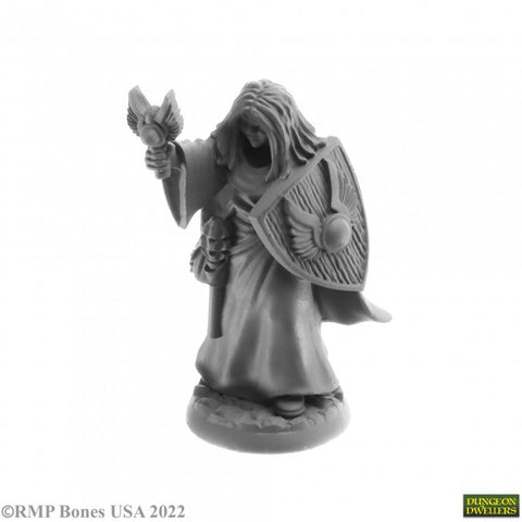 Reaper Mini Dungeon Dwellers: RM07066 Thess Ironfaith, Female Cleric