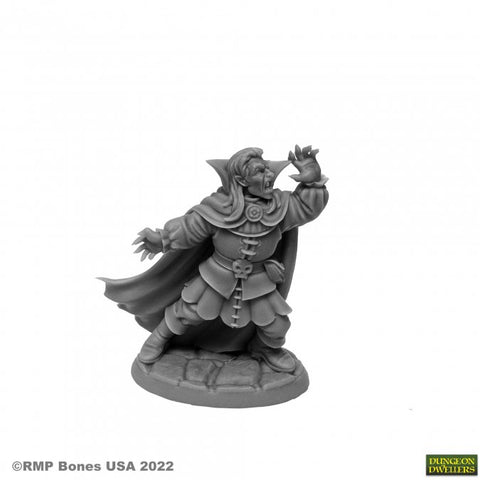 Reaper Mini Dungeon Dwellers: RM07073 Kaspar Von Mondstein, Vampire