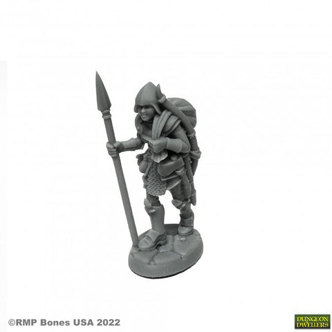 Reaper Mini Dungeon Dwellers: RM07075 Marina, Overladen Henchwoman