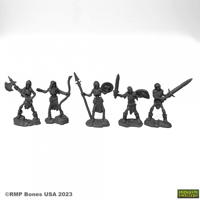 Reaper Mini USA RM07091 Skeleton Guardians (5)