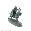 Reaper Mini Dungeon Dwellers: RM07115 Female Halfling Dog Rider