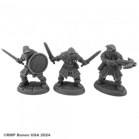 Reaper Mini Dungeon Dwellers: RM07139 Bandits (3)