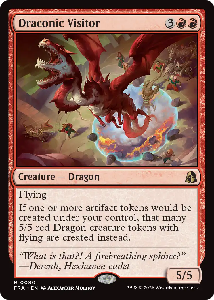 Draconic Visitor [Reality Fracture]
