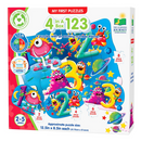 My First Puzzle 4-In-A-Box Puzzles - 123