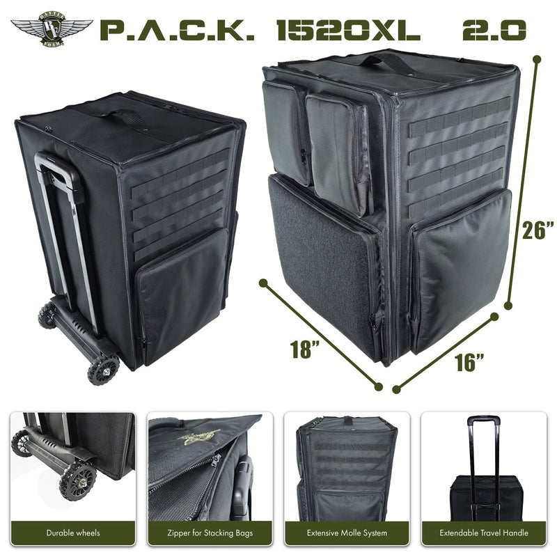 Battle Foam Bag P.A.C.K. 1520XL 2.0 Empty (Black)