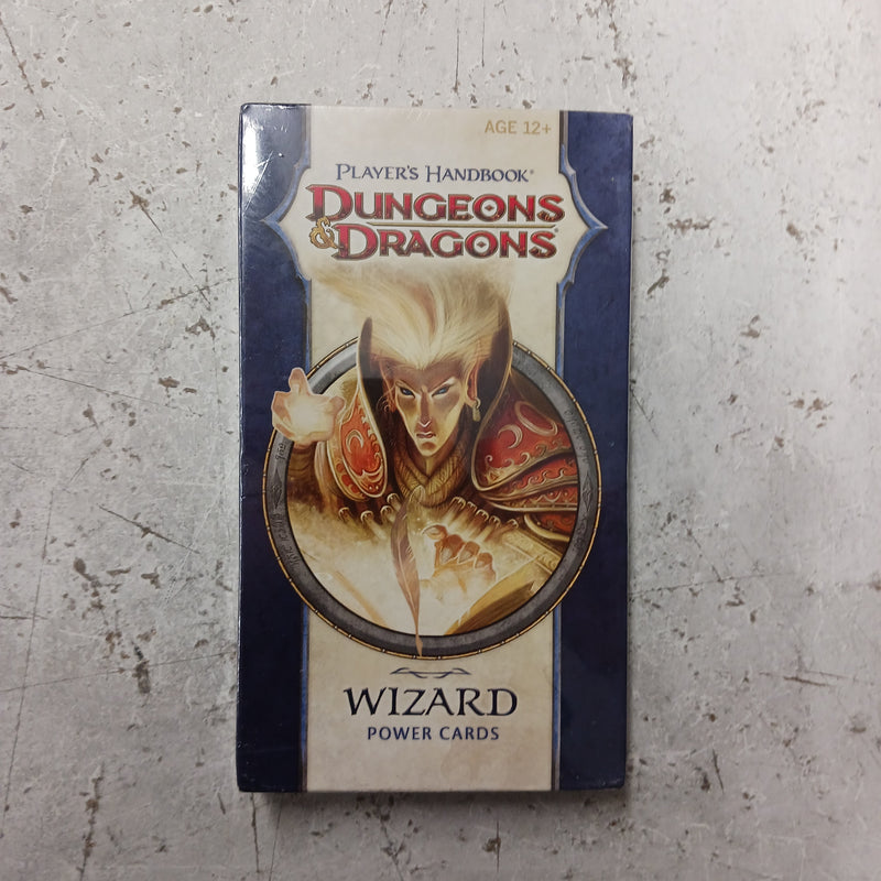 Used RPG Dungeons and Dragons 4e Player's Handbook Power Cards Wi