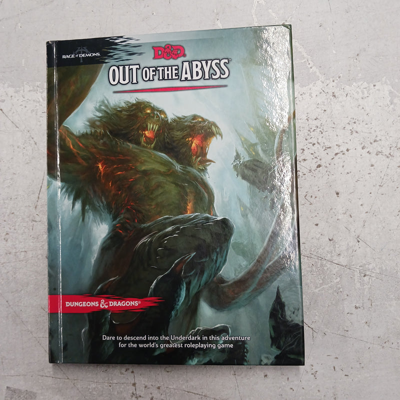 Used - RPG Dungeons and Dragons 5e - Out of the Abyss