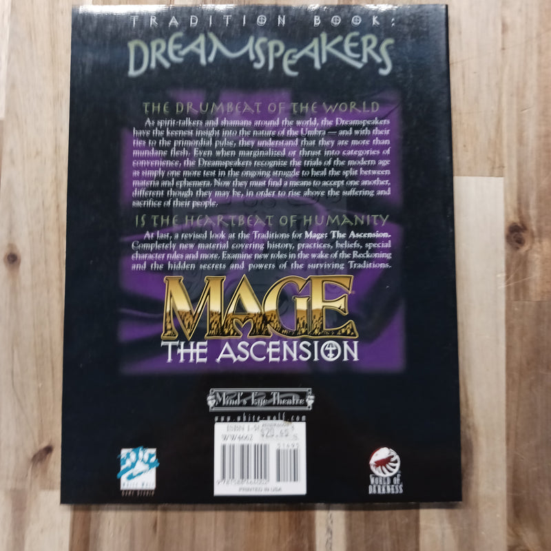 Used - RPG White Wolf 4662 - Tradition Book: Dreamspeakers