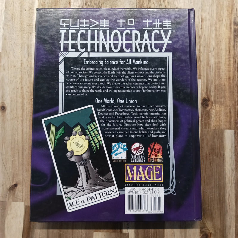 Used - RPG White Wolf 4614 Mage: The Ascension - Guide to the Technocracy