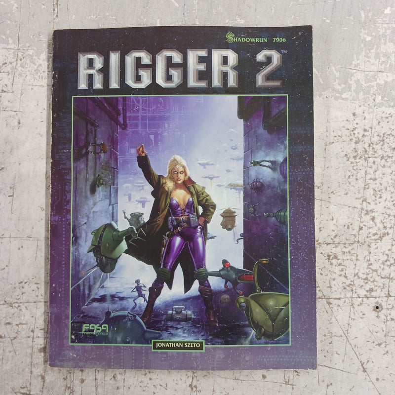 Used - RPG Shadowrun 2e Rigger 2