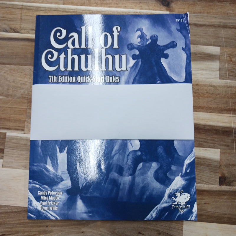 Used - RPG Call of Cthulhu 7th Edition Quick-Start Guide