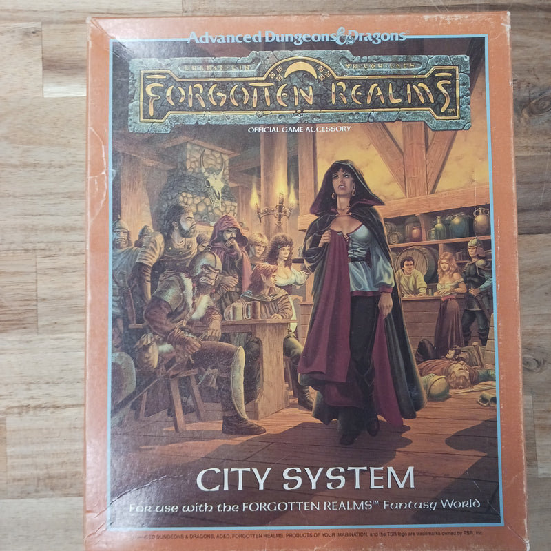 Used - RPG AD&D City System Box Set