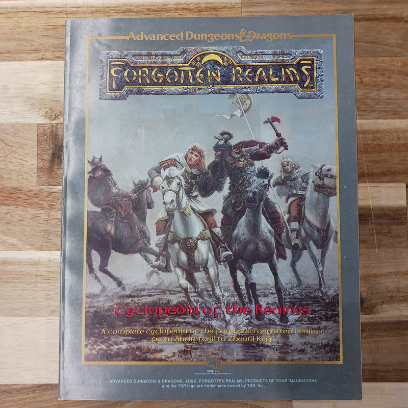 Used - RPG AD&D Forgotten Realms Cyclopedia of the Realms