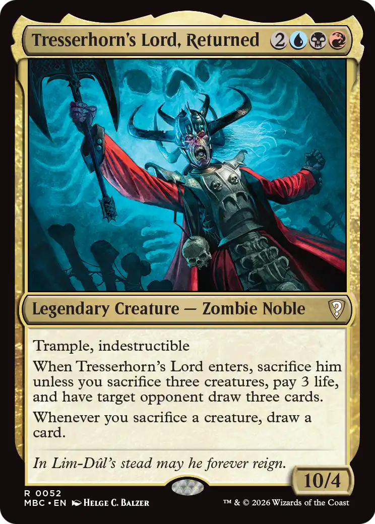 Tresserhorn's Lord, Returned [Mystery Booster: Commander Edition]