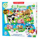 My First Puzzle 4-In-A-Box Puzzles - Farm